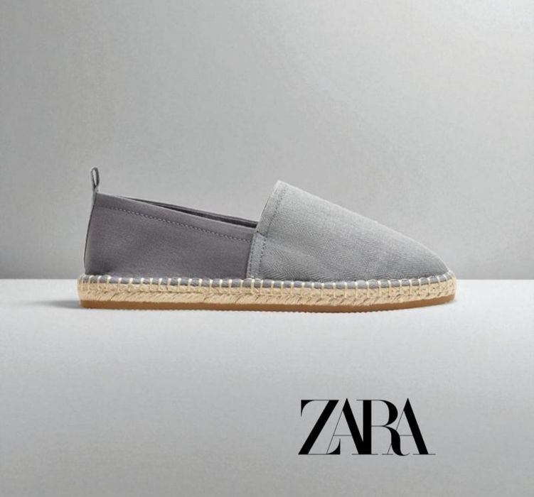Zara новые  хлопковые эспадрильи