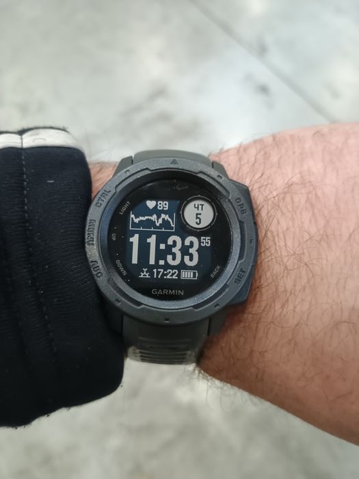 Смарт годинник Garmin Instinct 45 mm Grafite