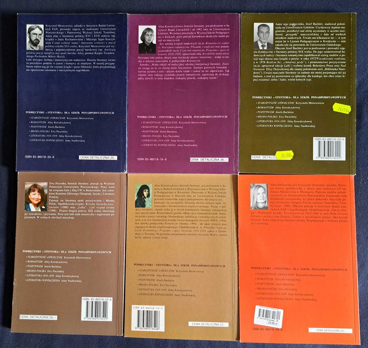 Język Polski cz.1-6 matura komplet Stenor 2000