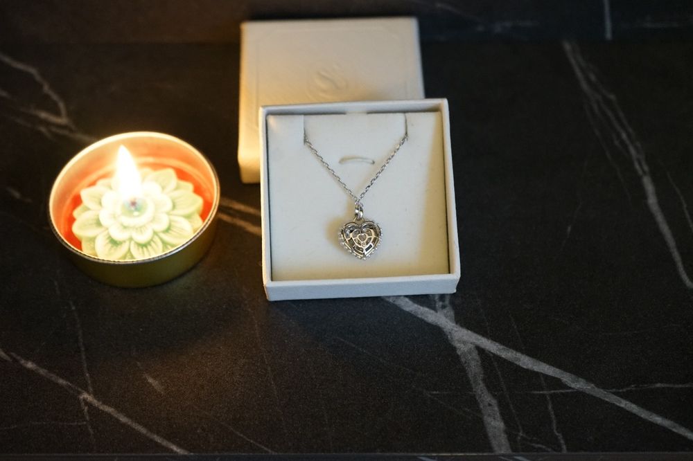 Swarovski Idyllia Pendant Heart – naszyjnik serce