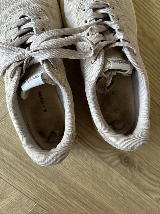 Buty damskie Adidas trampki pudrowy róż/beż