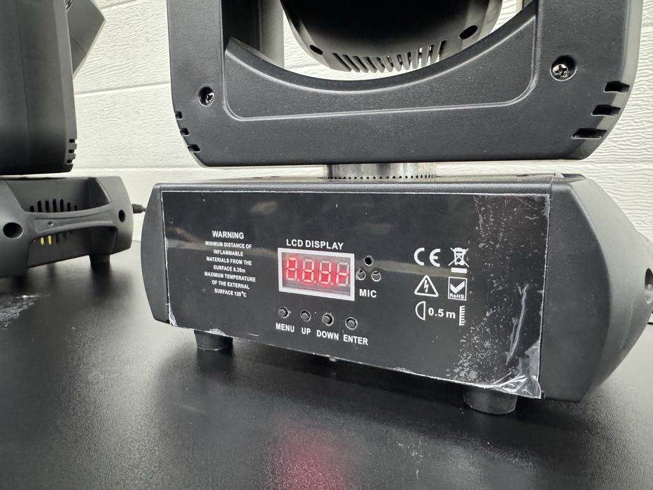 Glowa ruchoma beam spot hybryda 150w led podwojna pryzma jak nowe