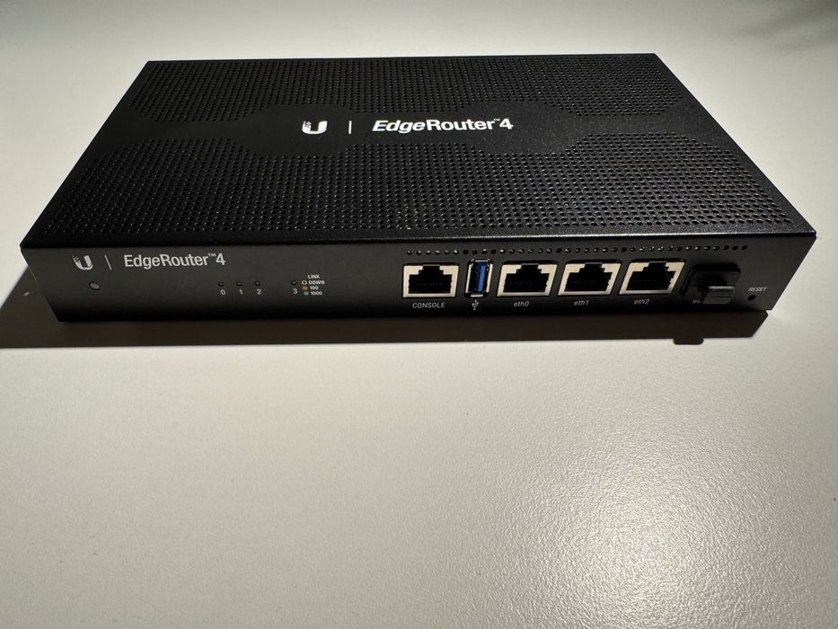 Ubiquiti EdgeRouter 4 ER-4, stan idealny, 3x RJ45 + SFP, pełen komplet