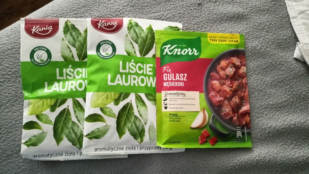 Zestaw 2 x liści laurowy plus Fix gulasz węgierski