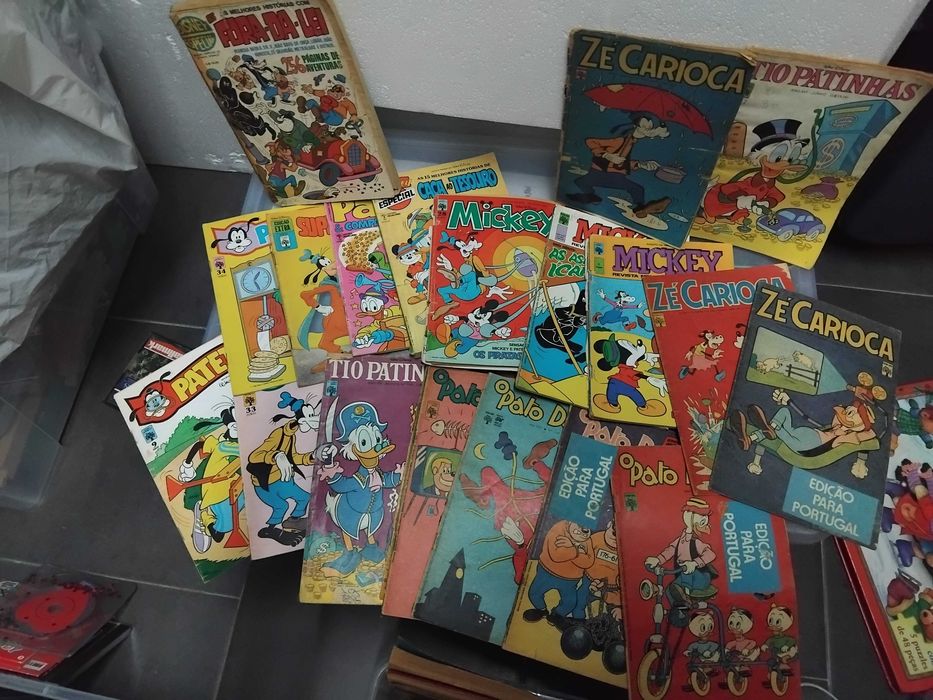 Livros do Patinhas e Mickey originais