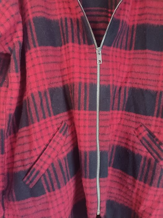 Bluza  w krate roz M -L