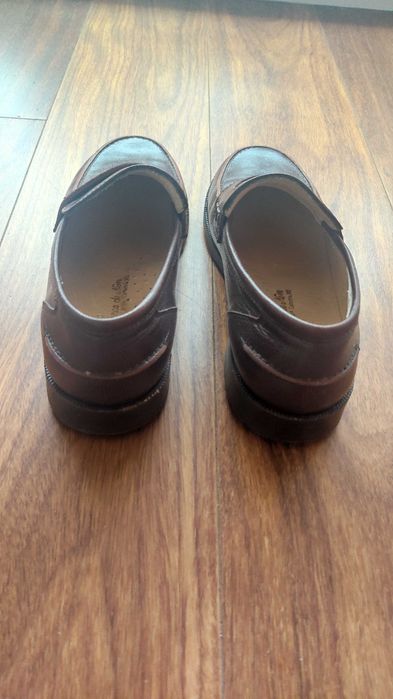 Sapatos de criança, Pele Genuína, tam. 34, castanho