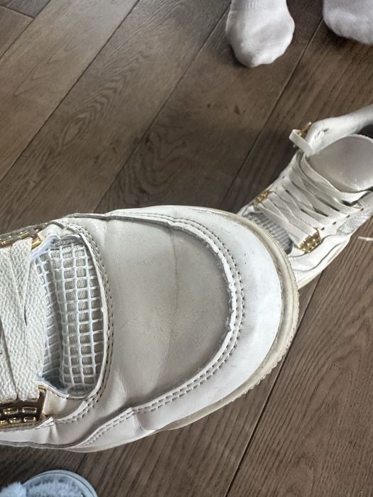 Buty sneakersy Nike Air Jordan 4 Retro Metallic Gold 43