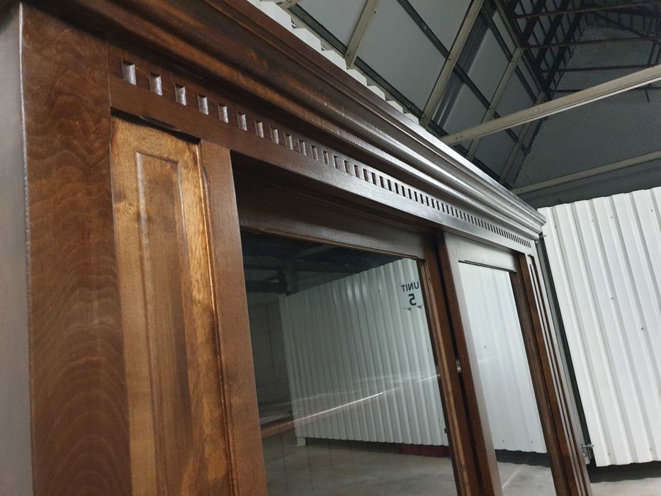 Witryna kredens biblioteczka kolonialna Palisander Indyjski. Dostawa.