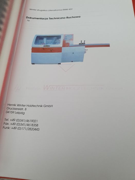 Strugarka czterostronna RMM 422 Timbermax 4-22 Winter z 1.ręki