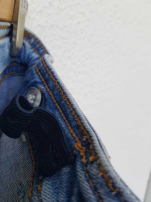 Calças Ganga Azul Zara corte direito menina