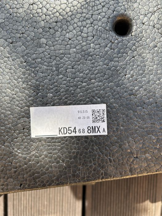 Mazda CX-5 I Wkład styropianowy bagażnika KD53688MXB i KD54688MXA