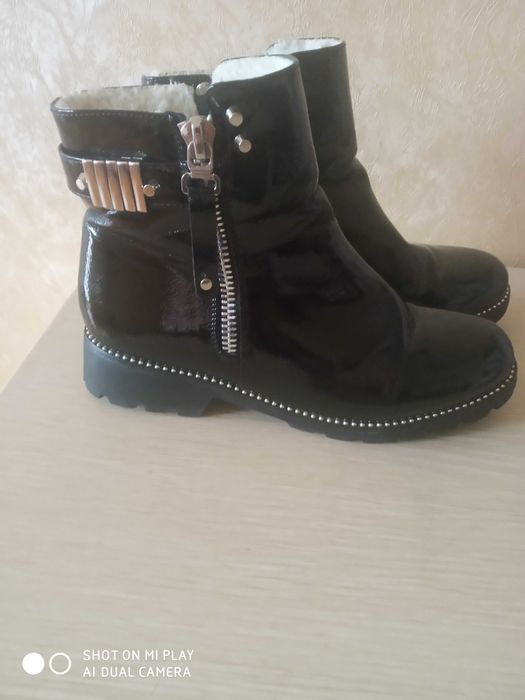 Черевики утеплені чорні