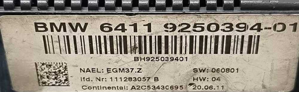 Comando Chauffage / Sofagem 64119250394-01 - BMW 3 Touring