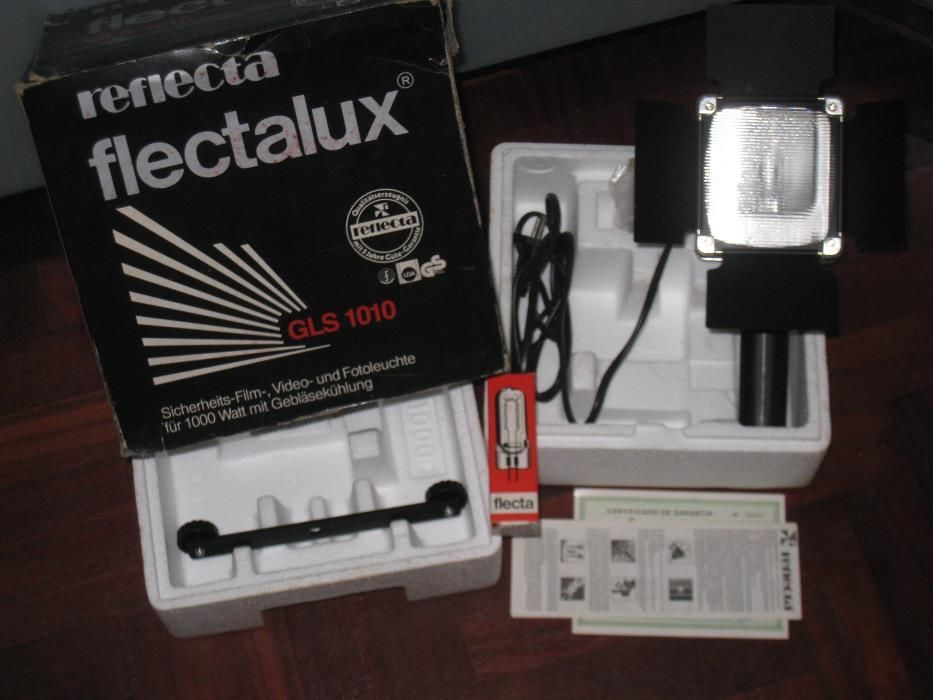 Projector Luz Profissional GLS1010 Reflecta 1000w mão ou tripé estudio