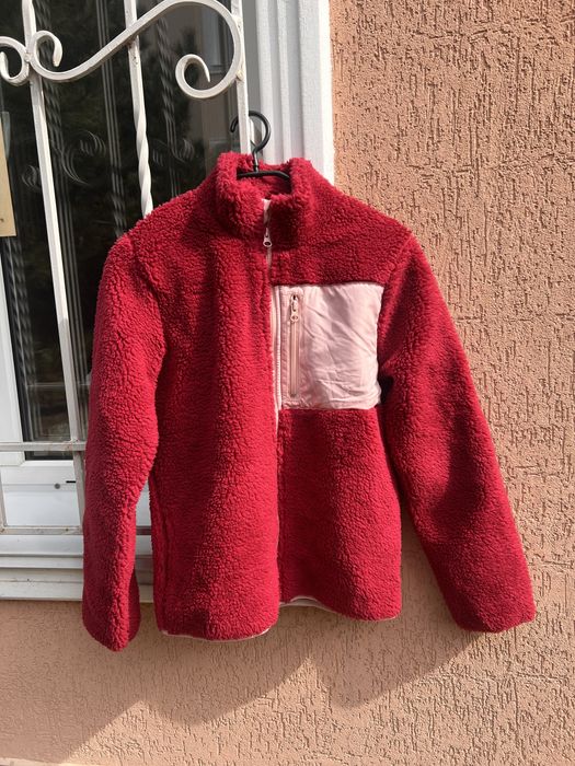 Кофта флисовая меховая на 12 - 14 лет (158 - 164)