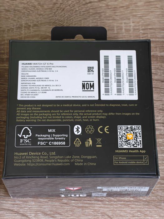 Huawei watch GT 6 Pro Black/Brown/Titanium 46mm Global Version