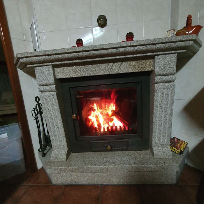 Lareira em pedra