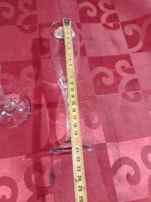 Conjunto de 2 flutes de casamento.