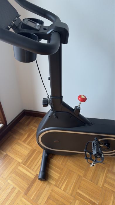 Bicicleta estática 93x48,5x102-112 cm preto SPORTNOW