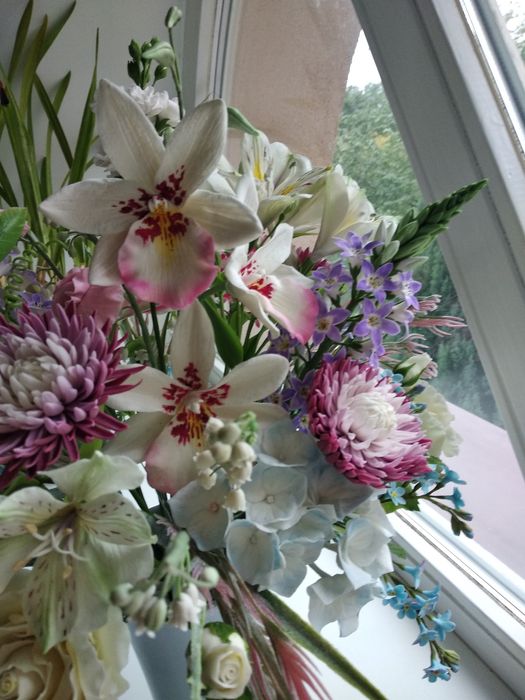 Цветы-Холодный фарфор