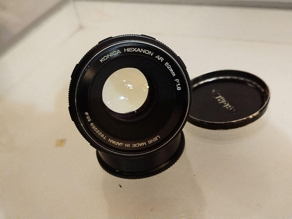 Konica Hexanon AR 52mm f1.8 - objectiva em bom estado