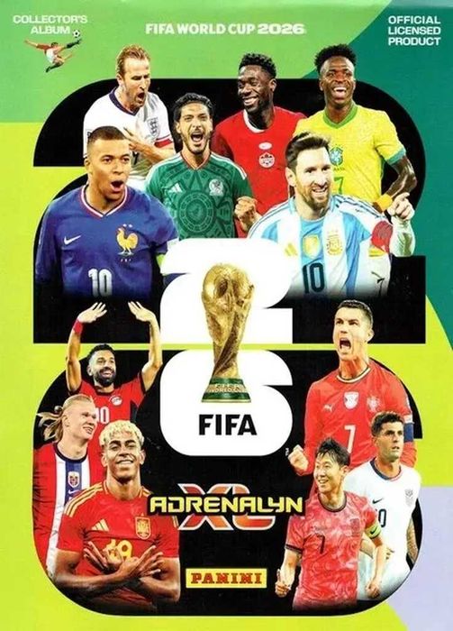 Cartas Panini Adrenalyn XL Mundial 2026 - troca de repetidas