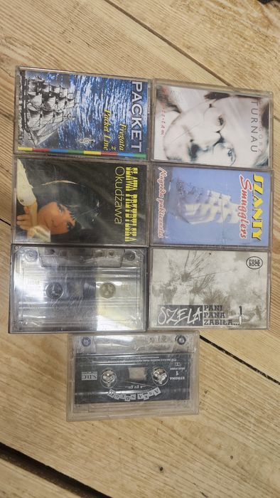 Zestaw kaset Packet, Smugglers, Szela, Daukszewicz, Przybylska, Turnau, Arka Noego