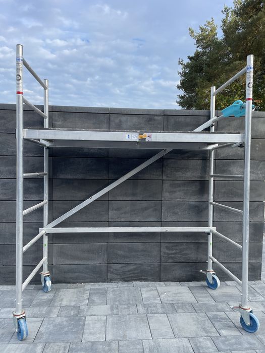 Wynajem, Rusztowanie alu składane przejezdne Krause RollTec na schody