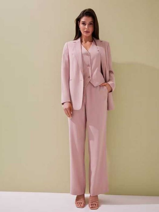 Pastelowy komplet MOHITO marynarka + spodnie XXS/XS