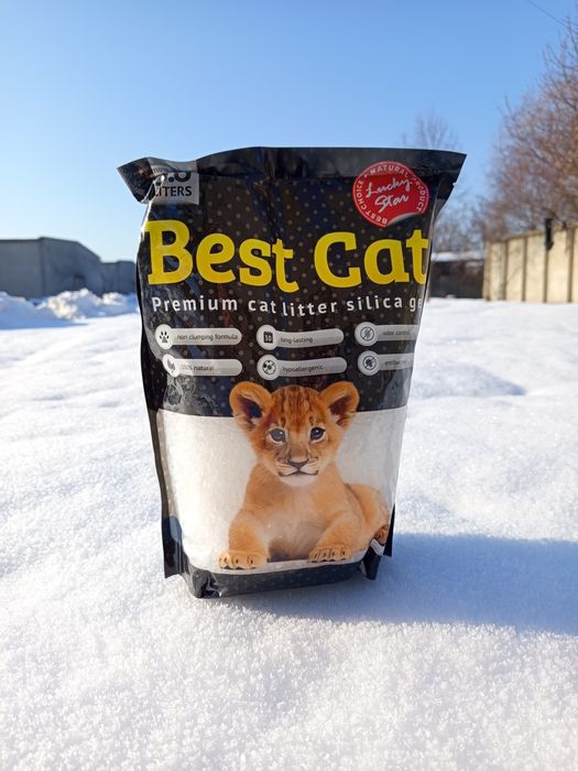 Силікагелевий наповнювач для котячих туалетів