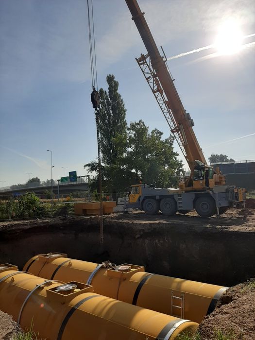 Wynajem, usługi dźwigowe, żuraw do 50 ton