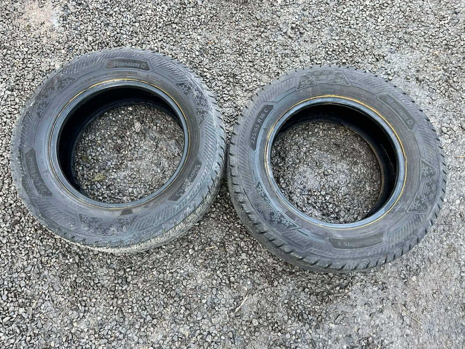 Opony 225/65R16C Barum Snovanis 3 Zima 2sztuki 6,16mm bieżnika