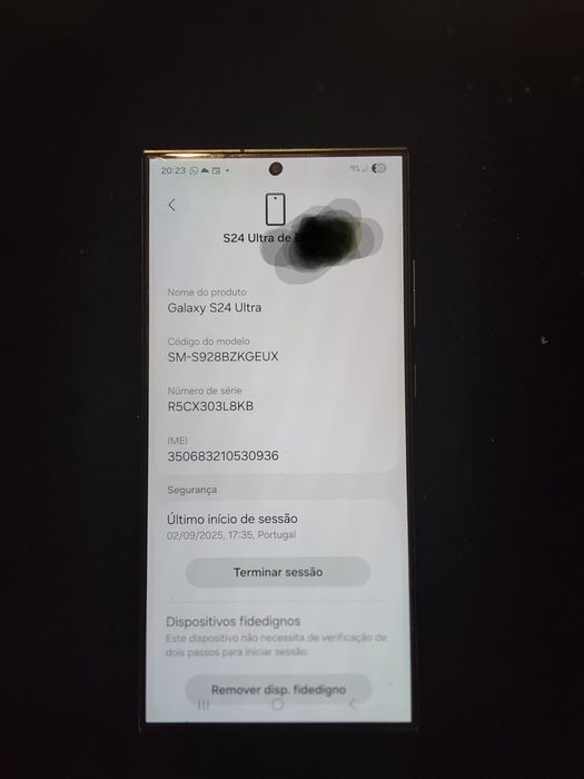 Bundle Samsung: S24 Ultra Titanium Black (256 GB) + Watch 6 Classic 47