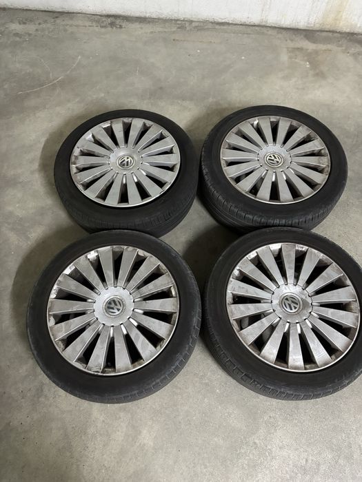 Jantes vw 17 5x112 c/pneus