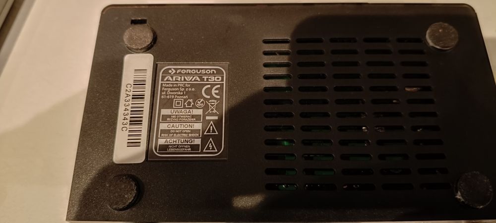 Dekoder DVB-T2 Hevc Ferguson Ariva T30