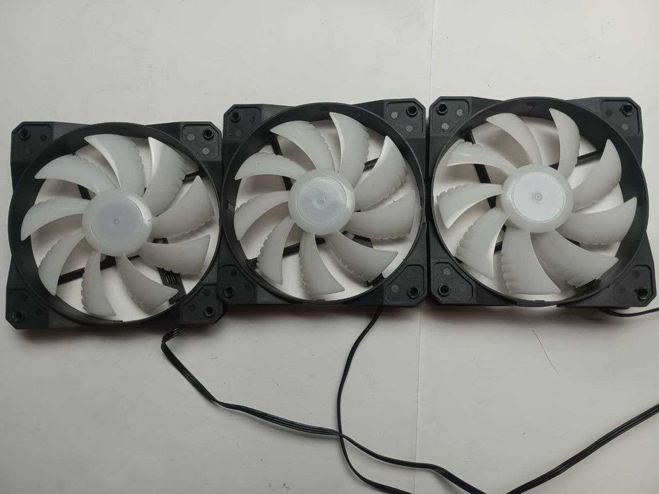 Кулер 80 92 120мм з підсвіткою 3пін molex Молекс 3 pin подсветка