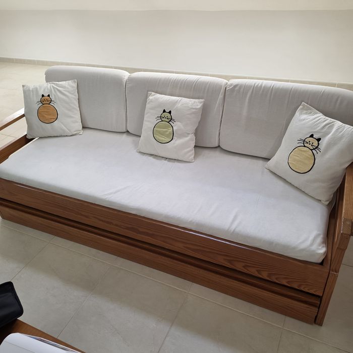 Sofá com dupla cama