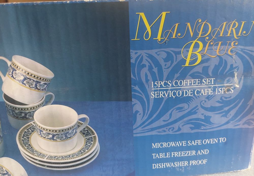 Conjunto 15 peças café vintage