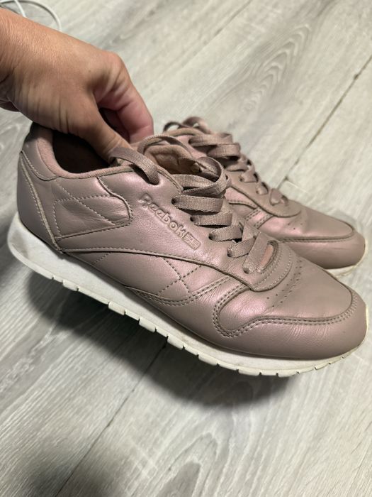 Damskie skórzane trampki Reebok