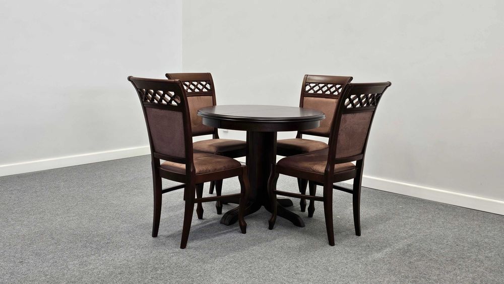 Zestaw mebli do salonu -stół rozkładany + 6 krzeseł  mocny  Producent