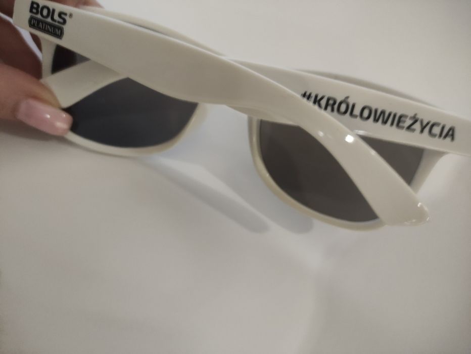 Okulary przeciwsłoneczne bols białe nowe