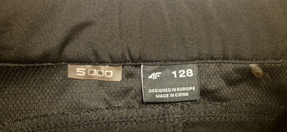 Spodnie narciarskie 4f softshell membrana 5000 dziecięce