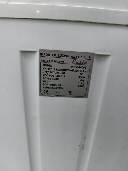 Sprzedam pralkę i wirówkę sprawne