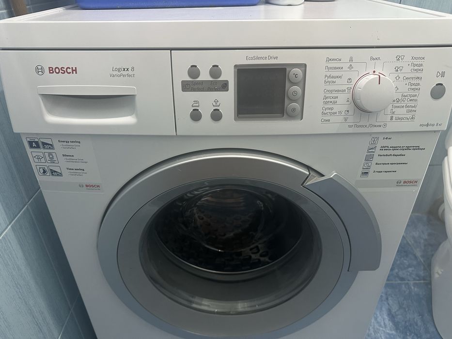 Продам пральну машину BOSCH Logixx 8 в не робочому стані на запчастини