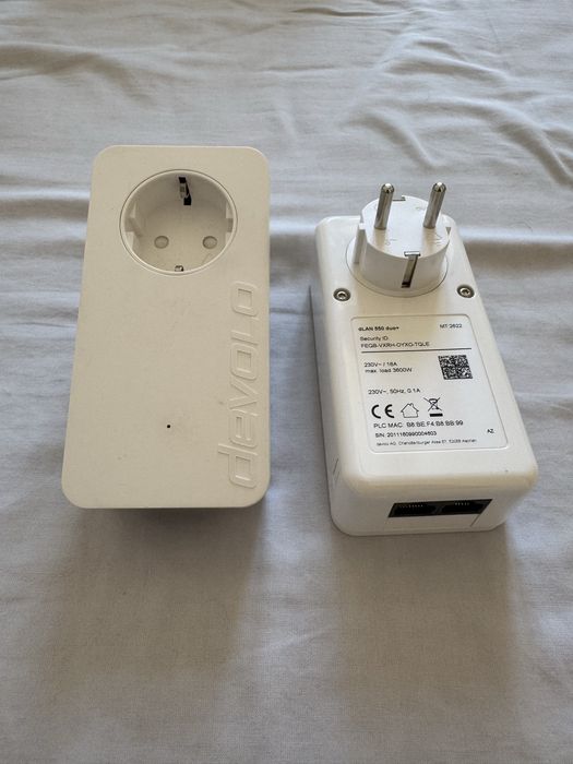 Powerline Devolo dLAN 550 duo+ | Internet pela Corrente | 2 Portas