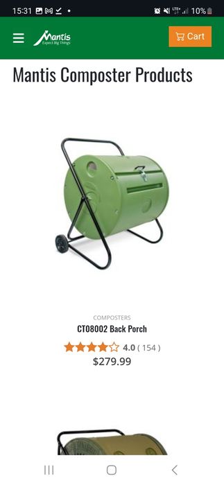 Kompostownik NOWY Mantis  CT08002 Back Porch