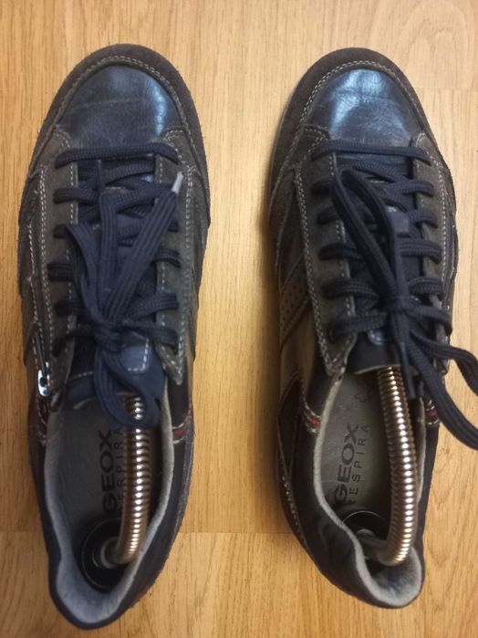 Мужские кожаные кроссовки GEOX 41 p.