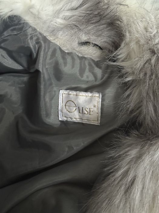 Sztuczne futro srebrne