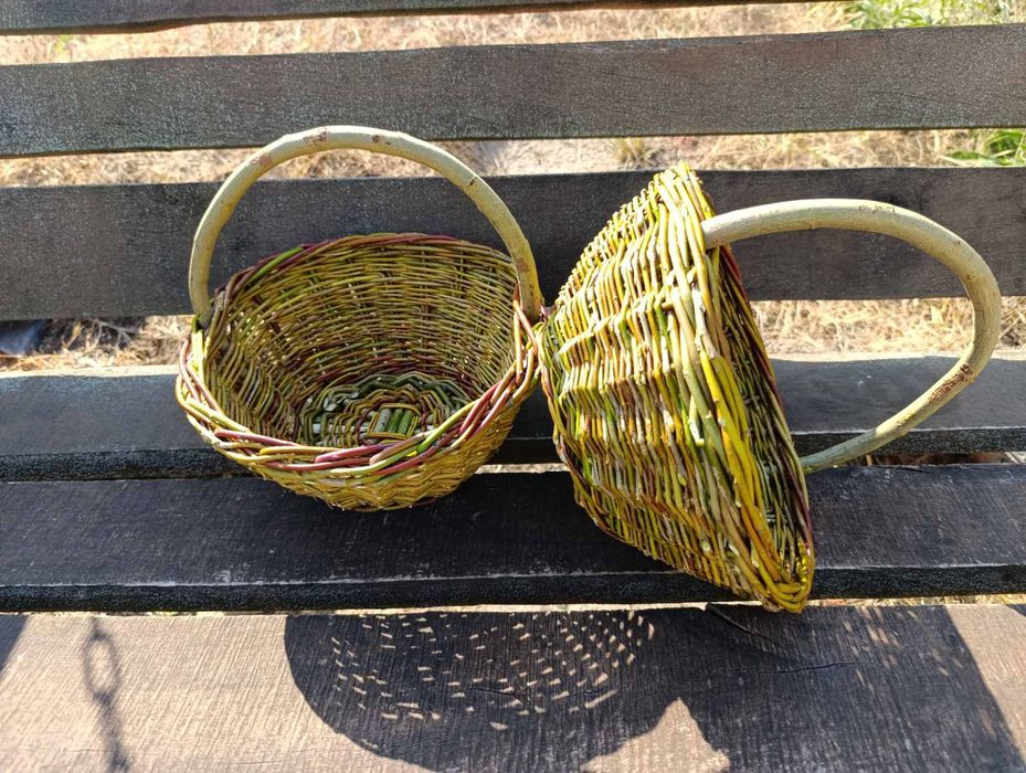 Корзинки з лози для композицій